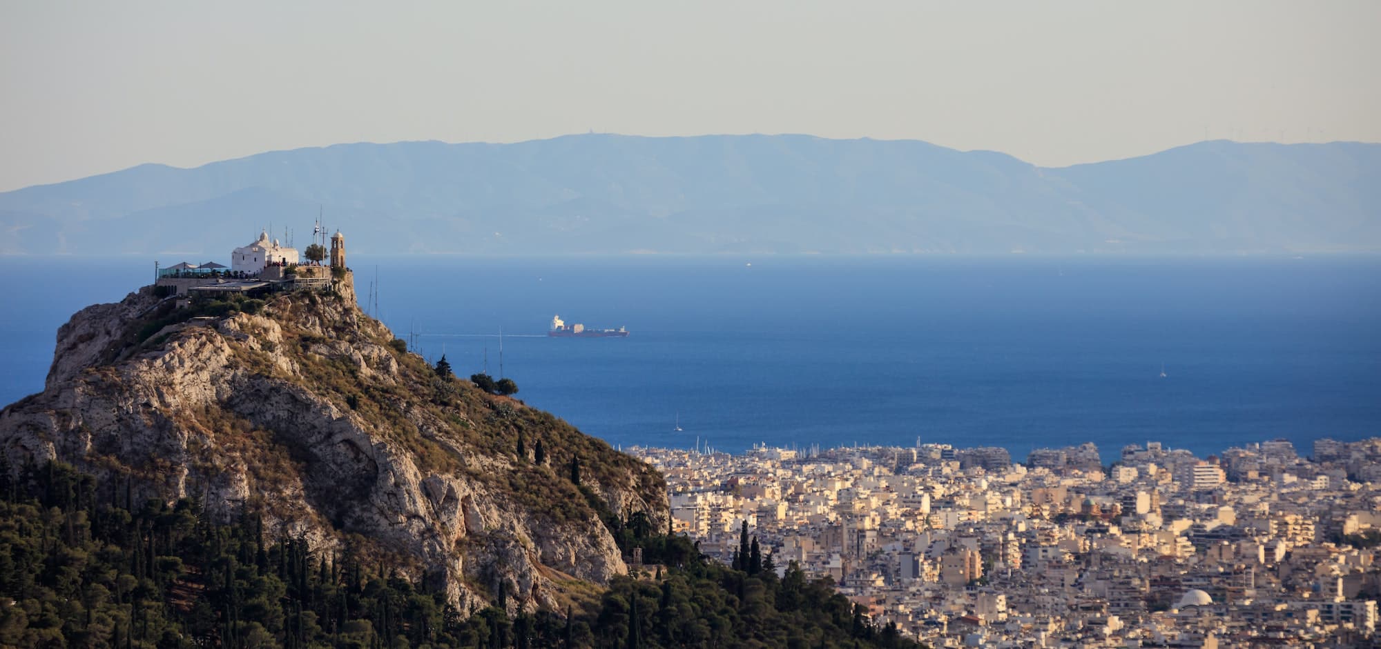 Athens, Greece - Panoramic, aerial view