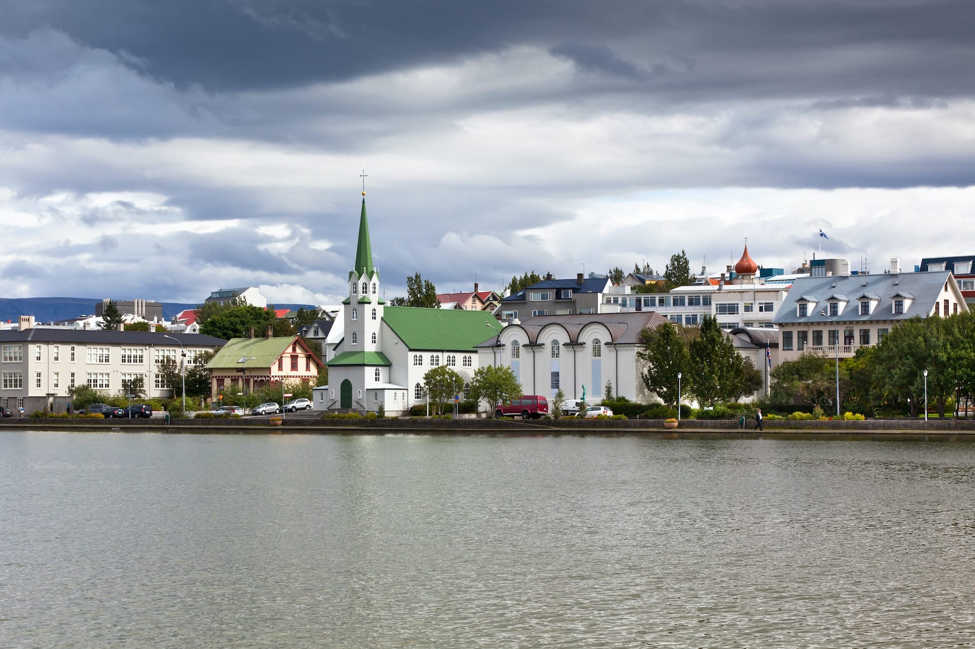 Capital of Iceland, Reykjavik, view
