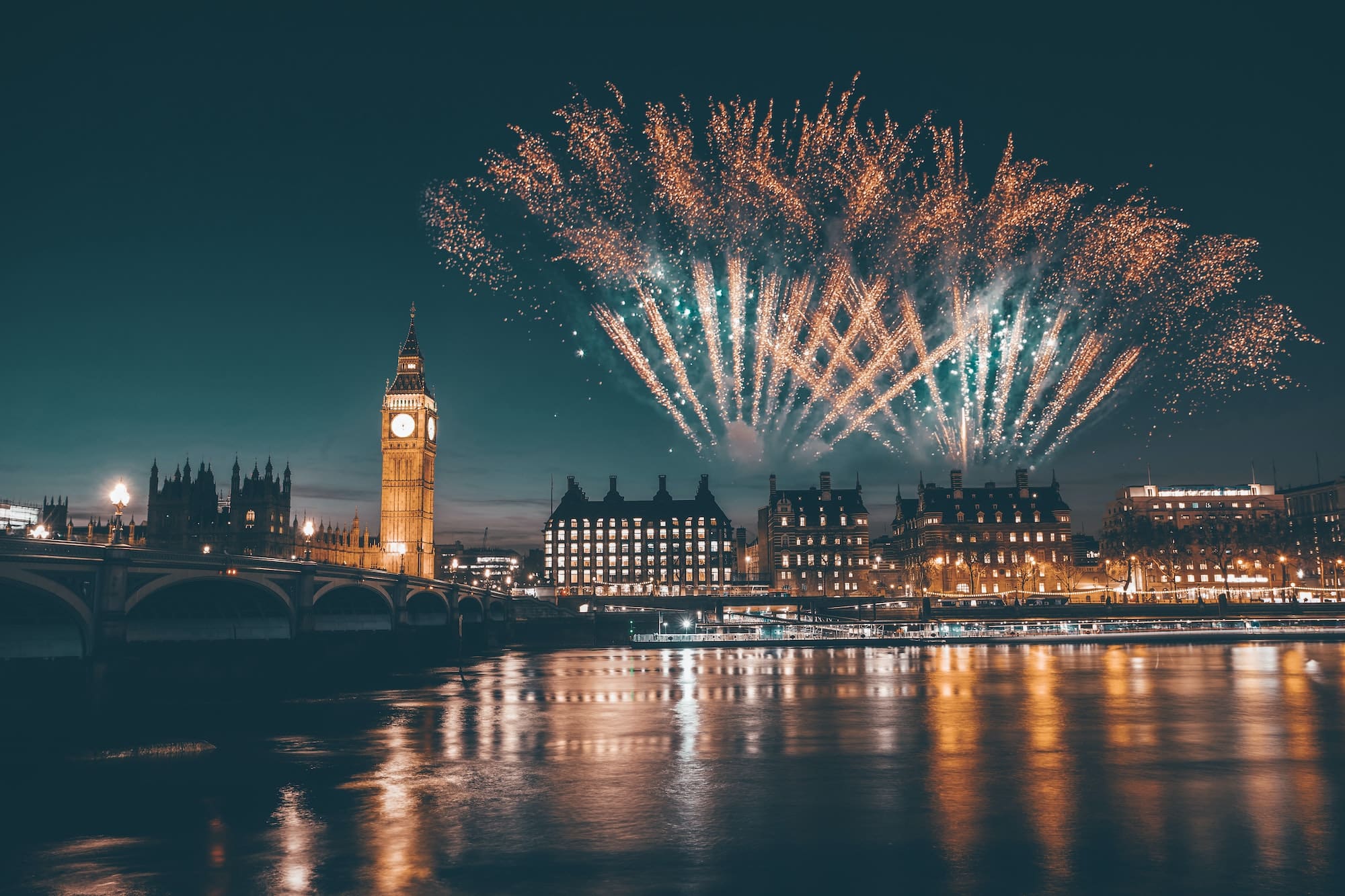 Celebrating New Year in London