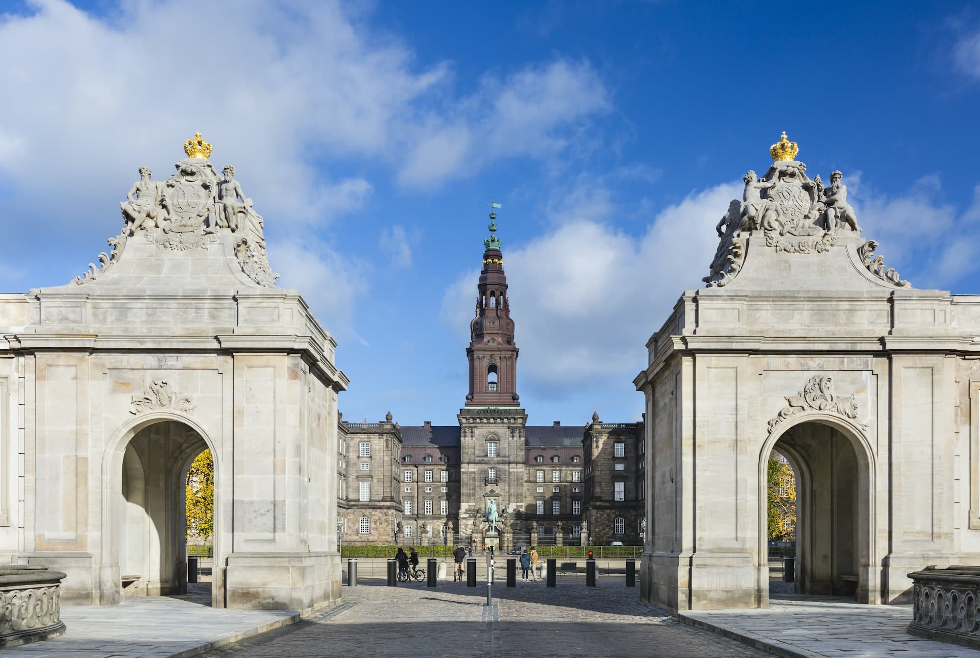 Christiansborg Palace in Copenhagen, Denmark