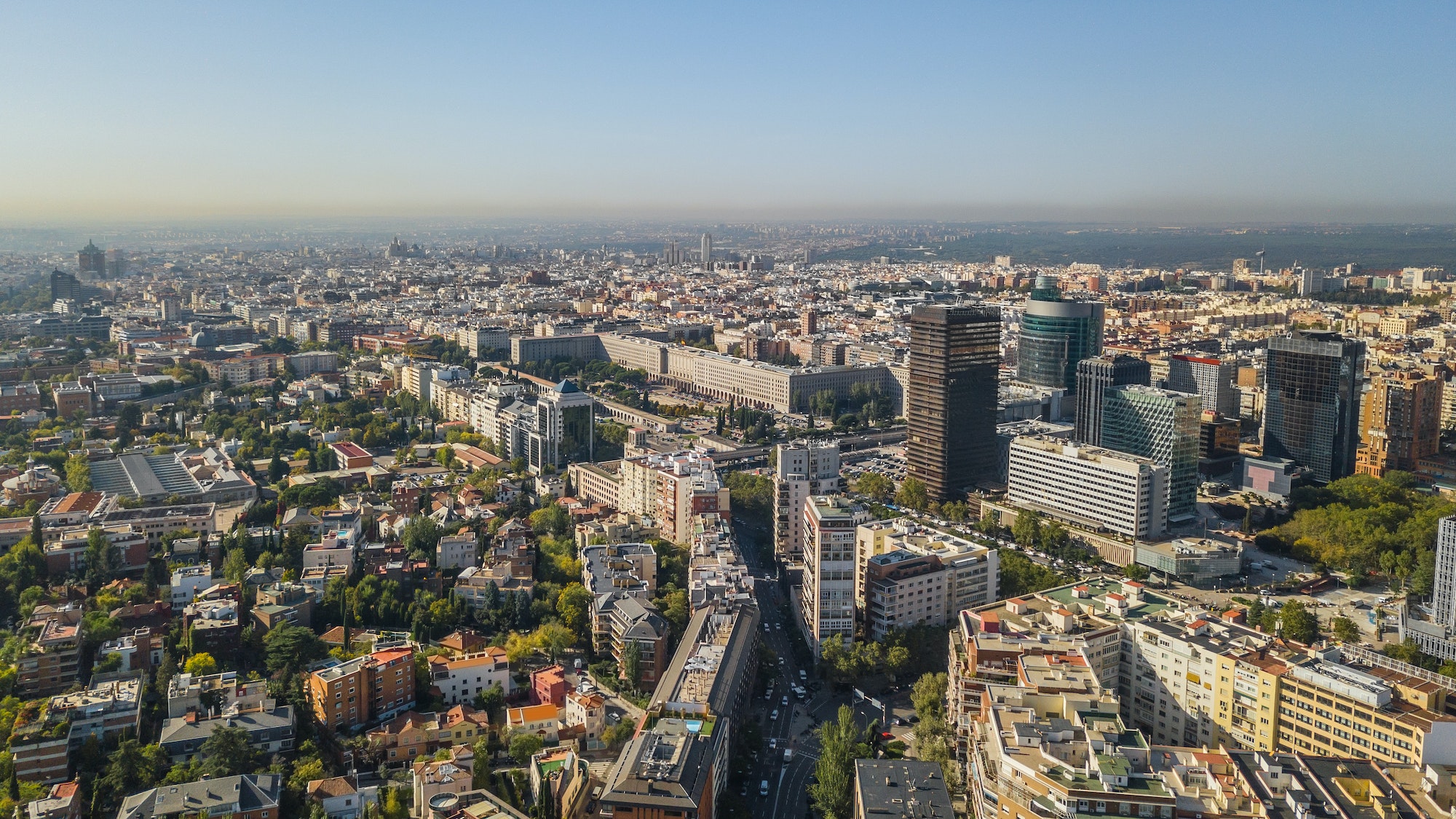 Cityscape of Madrid