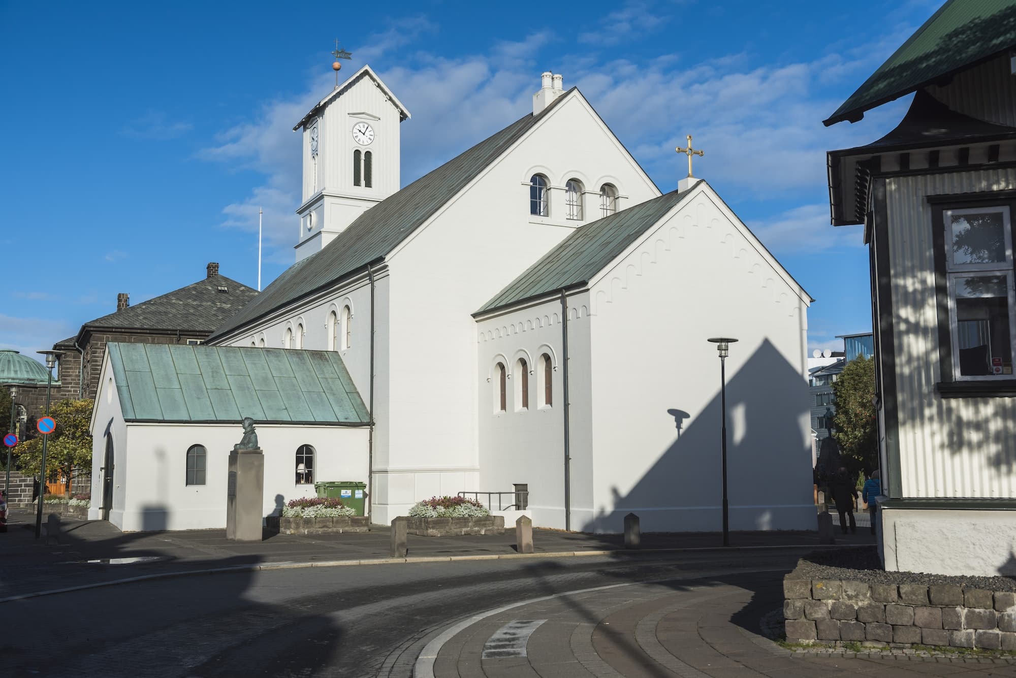 Domkirkjan Church, Reykjavik Old Town, Iceland, Europe