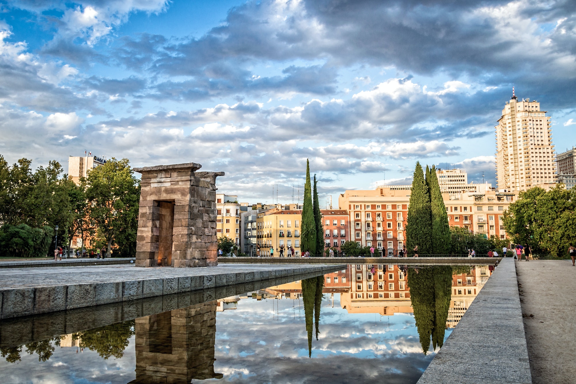 Egyptian temple in Madrid