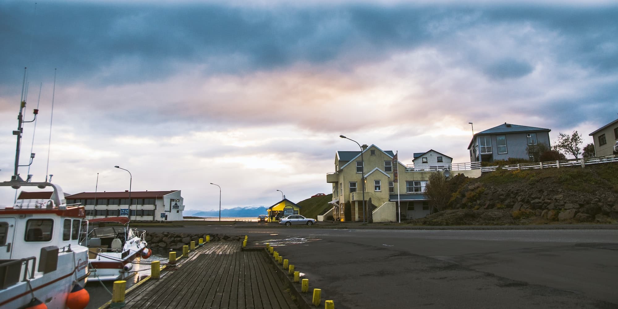 Fishing village on the east coast of Iceland