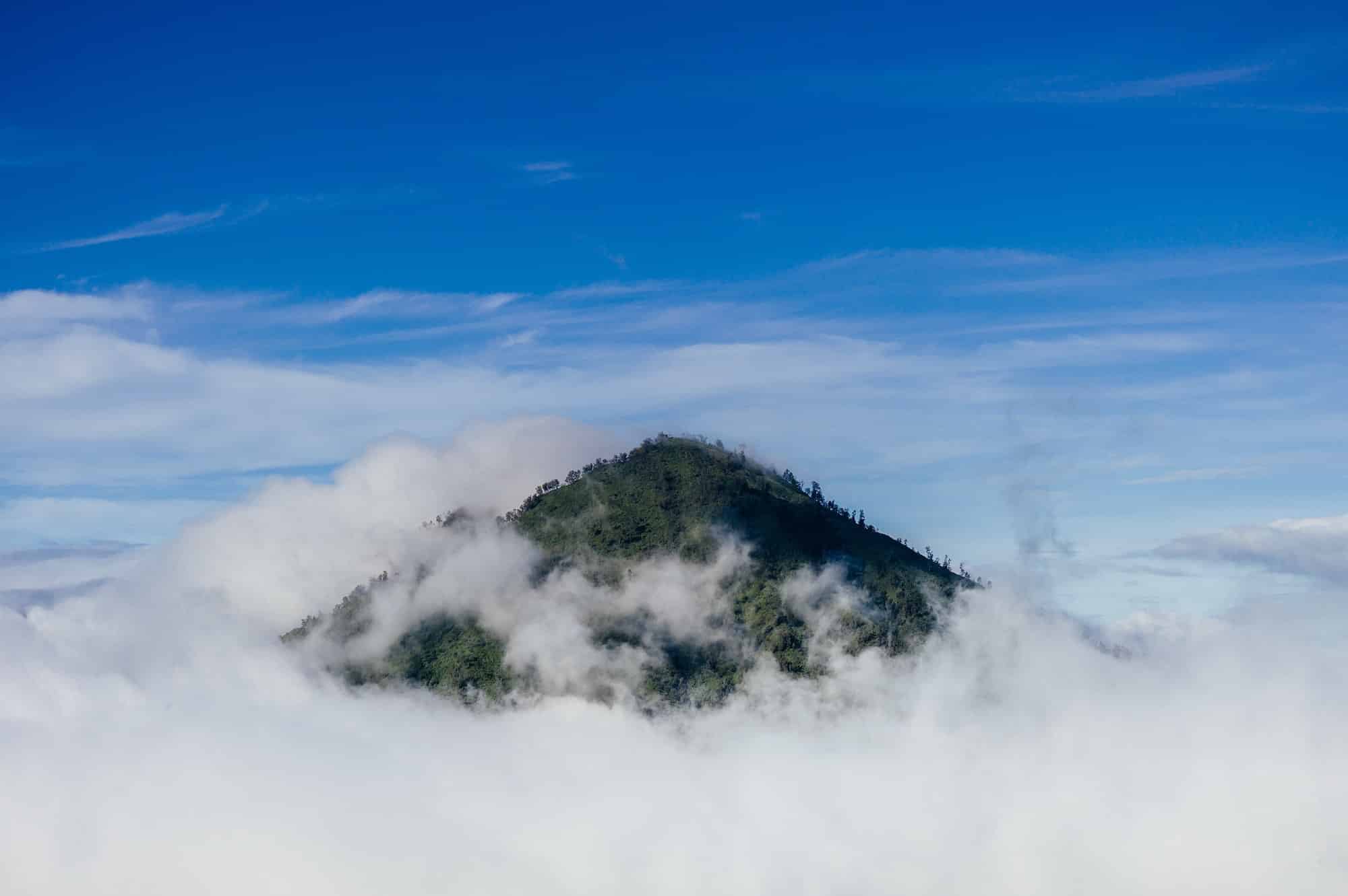 Heaven like mountain in cloud at Indonesia
