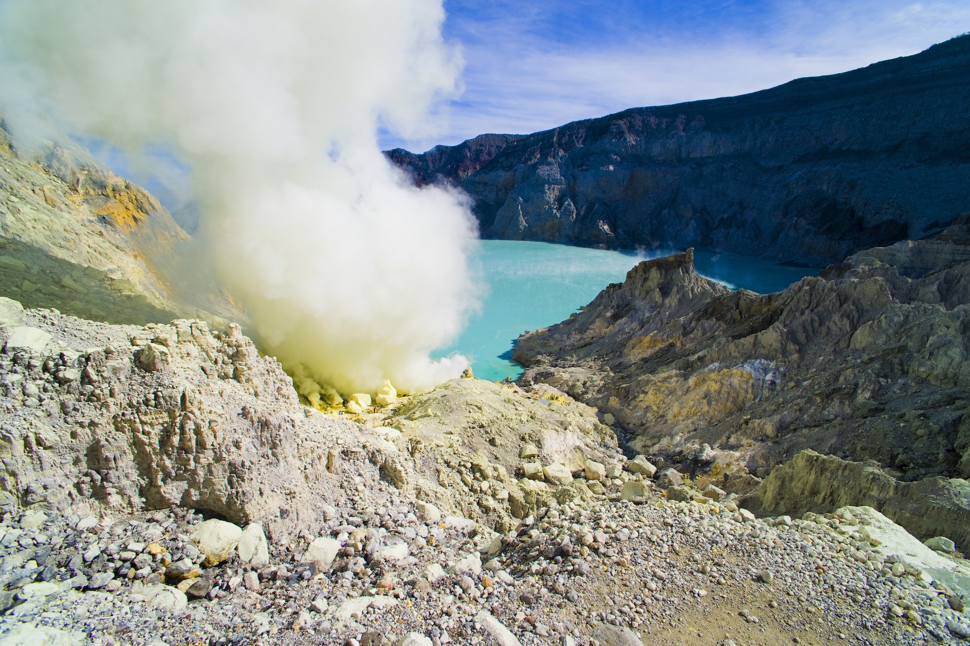 Kawah Ijen Volcano, Java, Indonesia, Asia