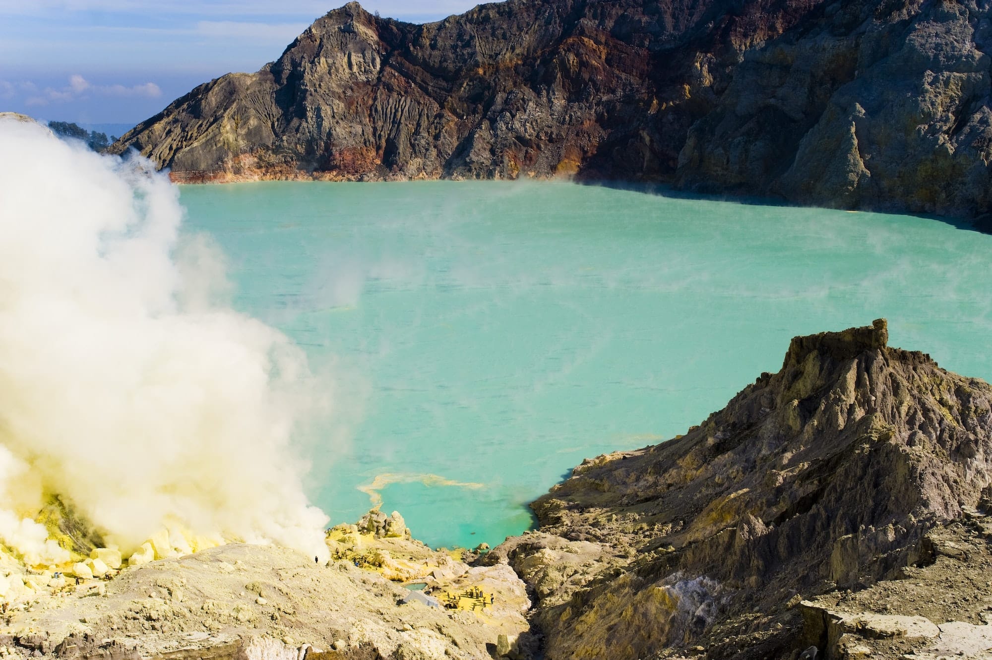Kawah Ijen Volcano, Java, Indonesia, Asia