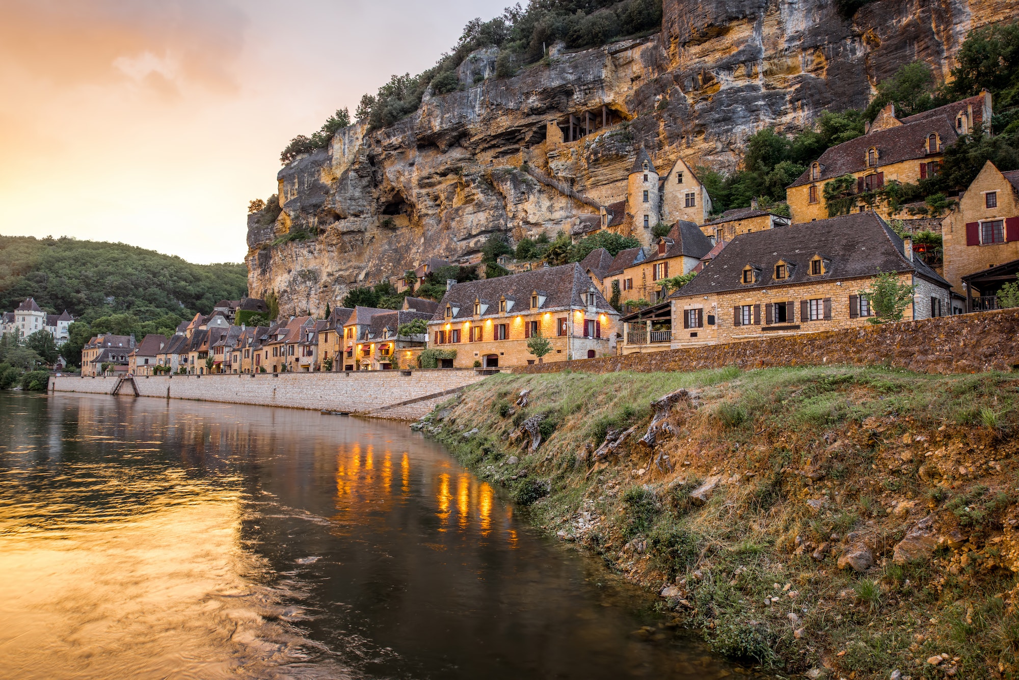 La Roque Gageac village in France