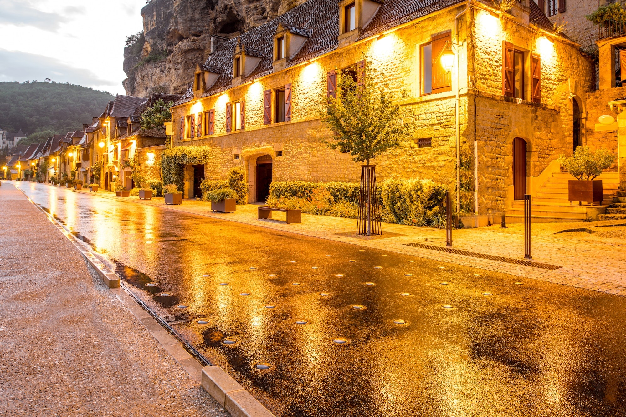 La Roque Gageac village in France