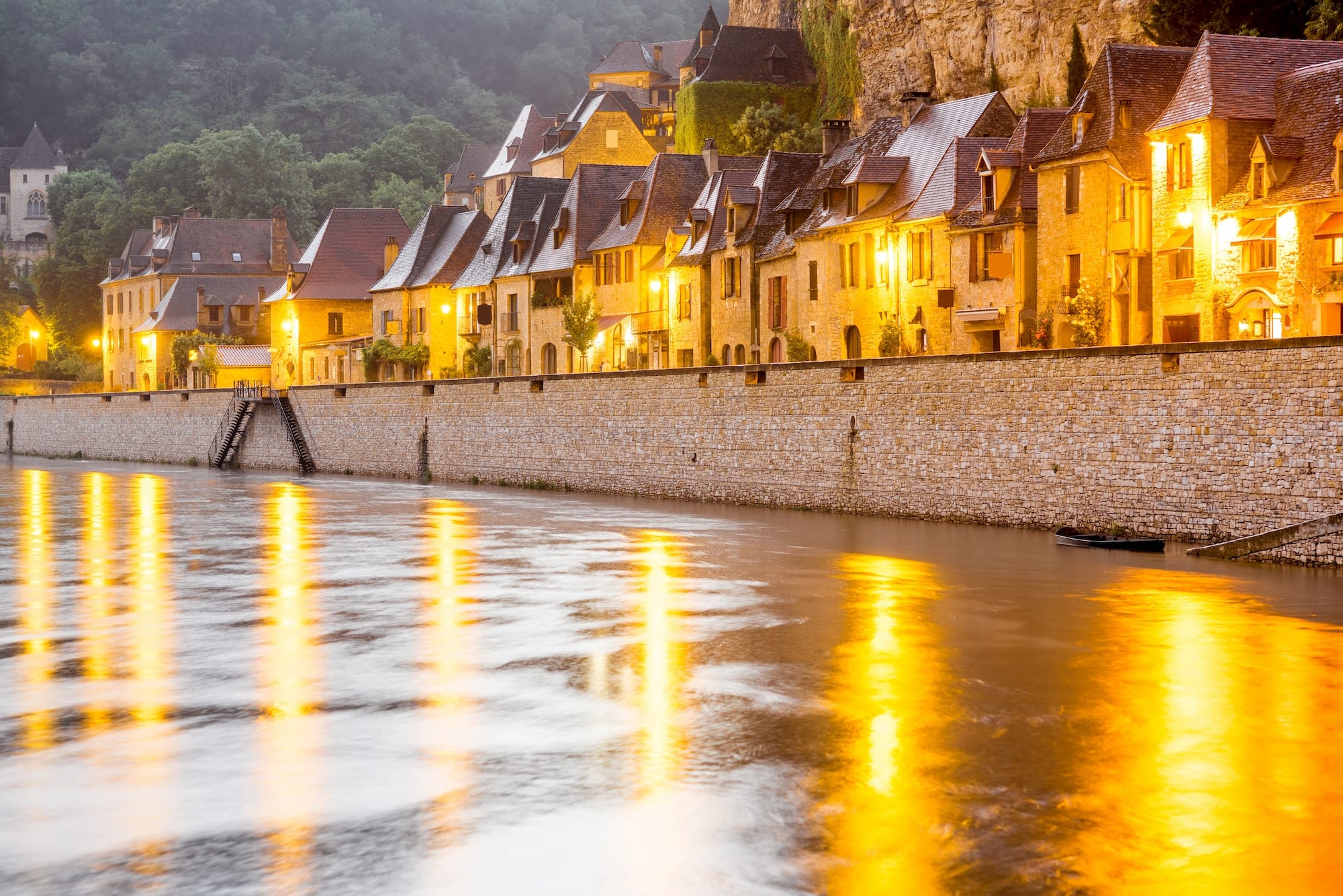 La Roque Gageac village in France