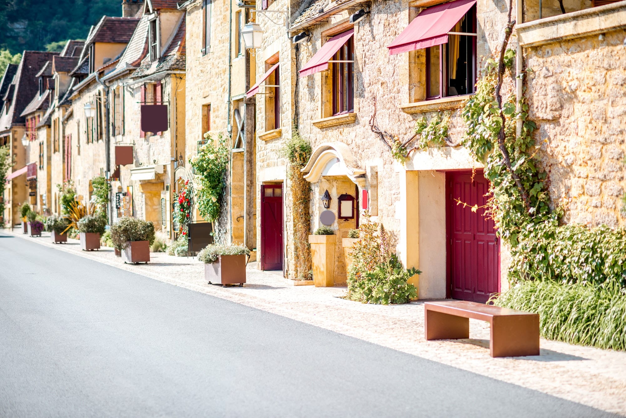 La Roque Gageac village in France