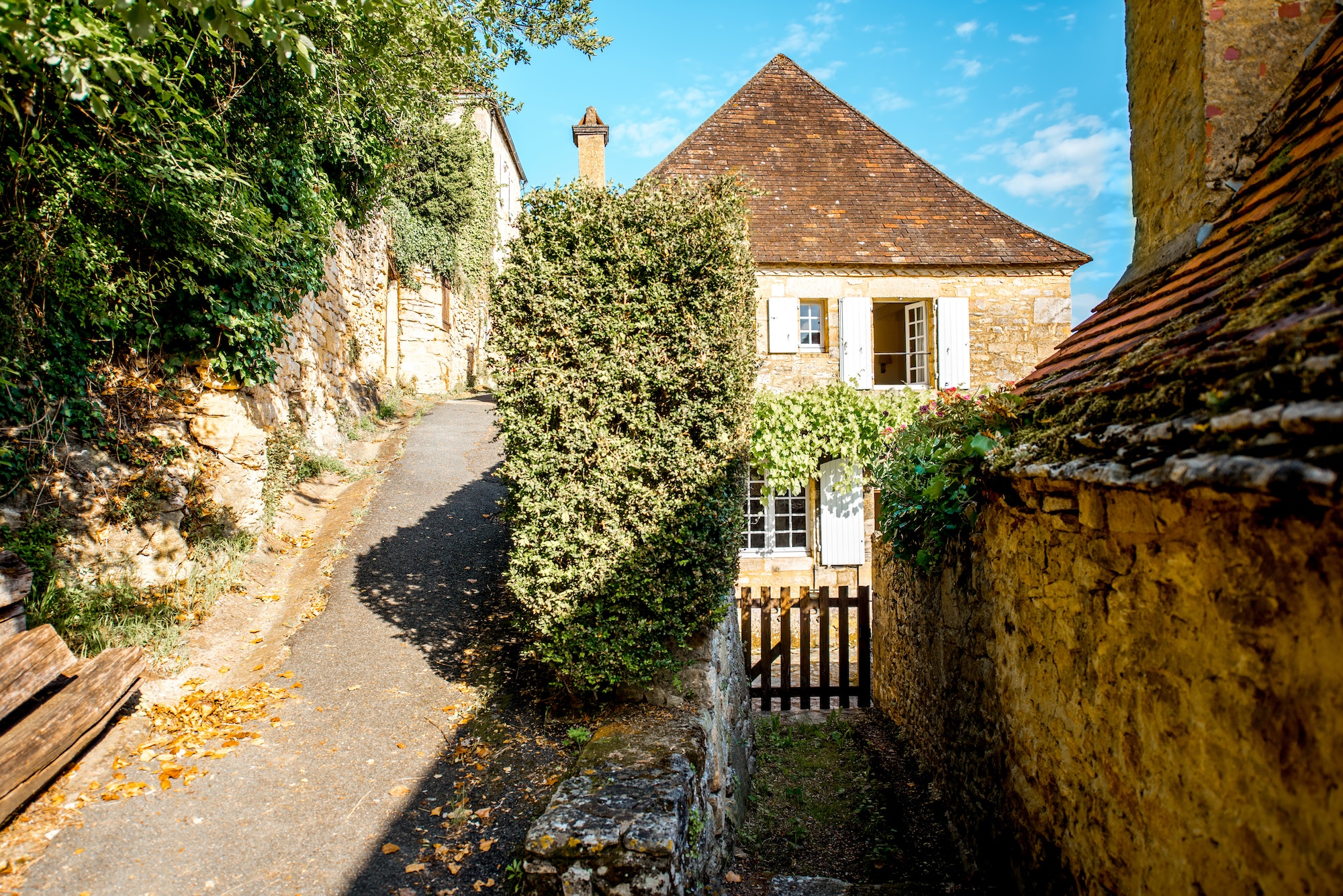 La Roque Gageac village in France