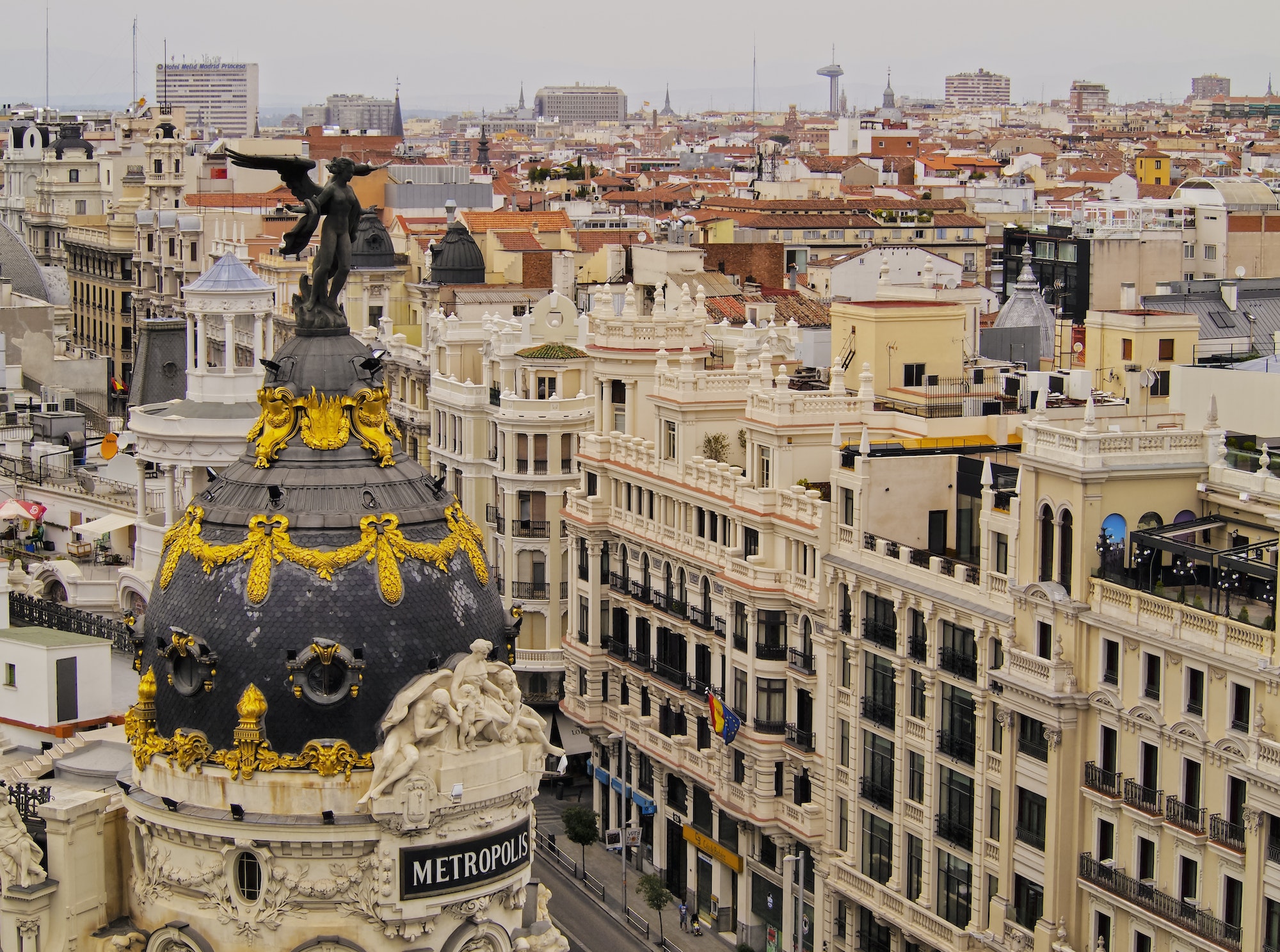 Metropolis Building in Madrid