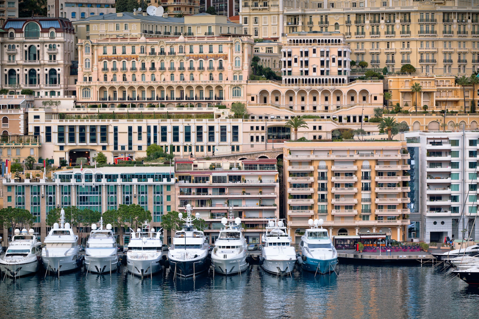 Monaco Harbour, Monte Carlo, view