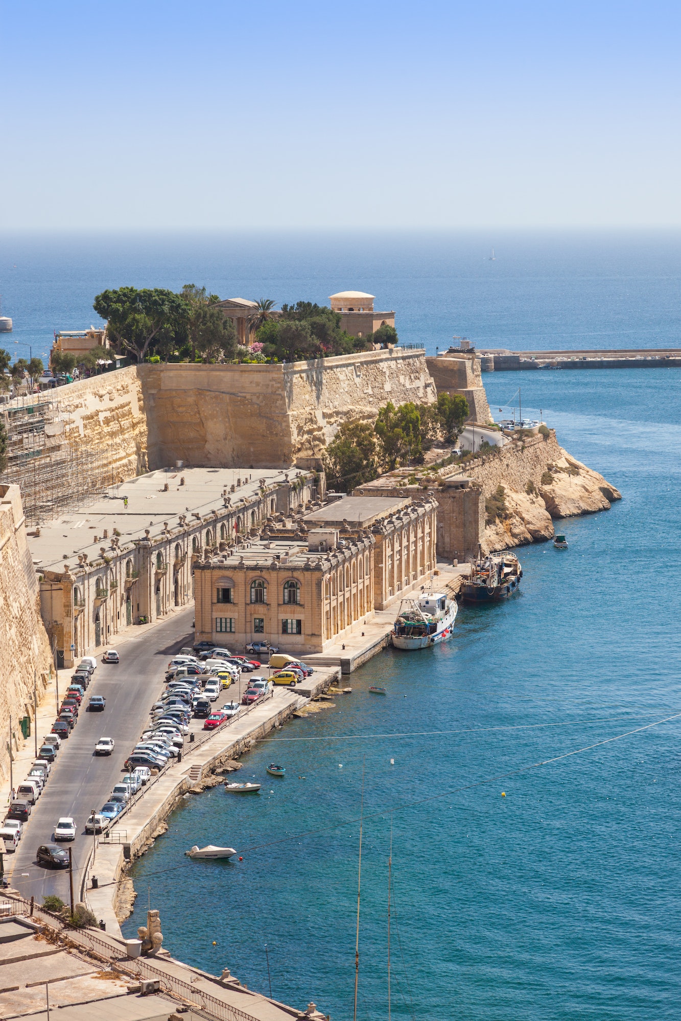 Old Harbour City of Valletta in Malta