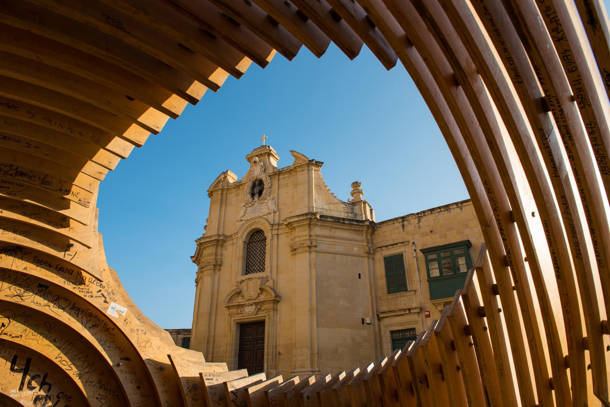 Our Lady of Victories Church in Valletta, Malta