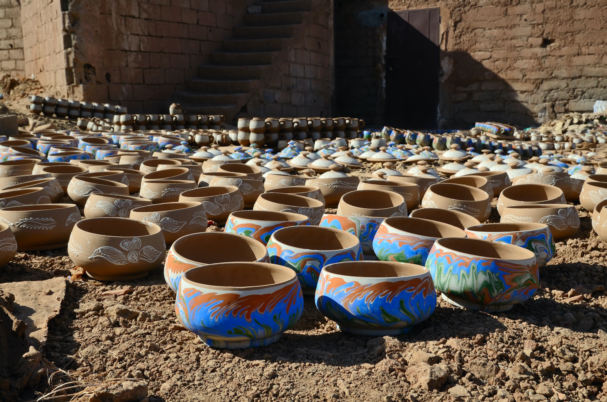 Pottery factory