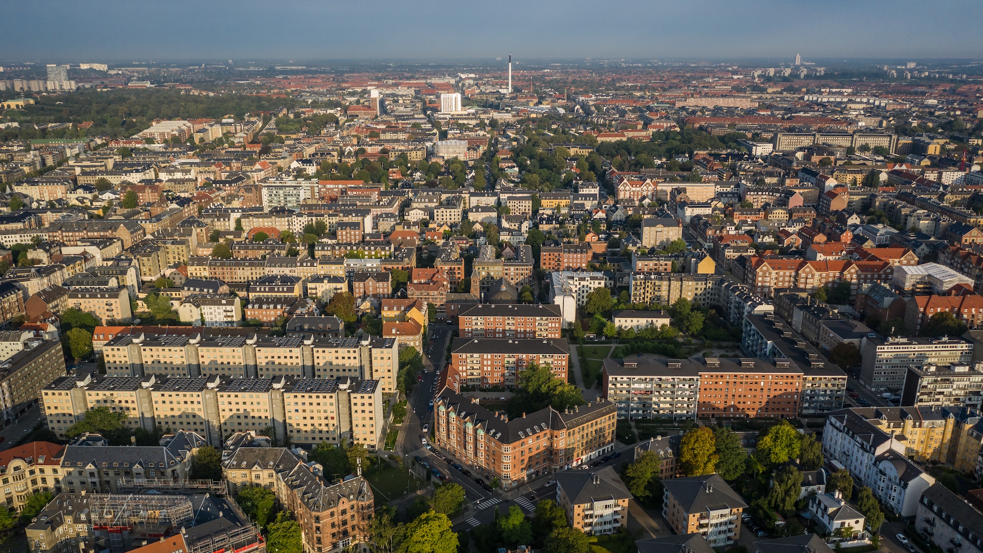 Residential buildings in Copenhagen