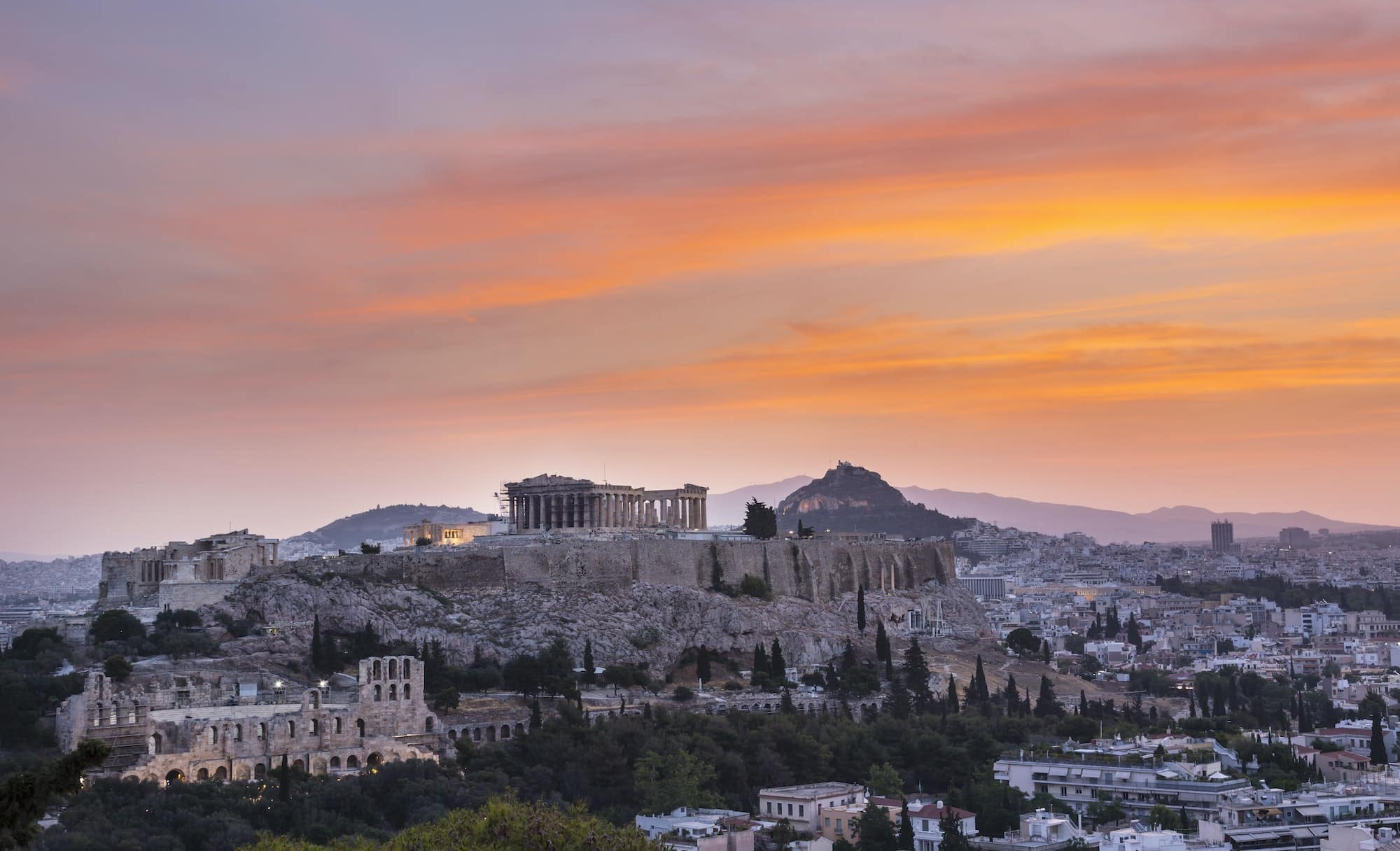 Ruins of the acropolis, Athens, Attiki, Greece, Europe