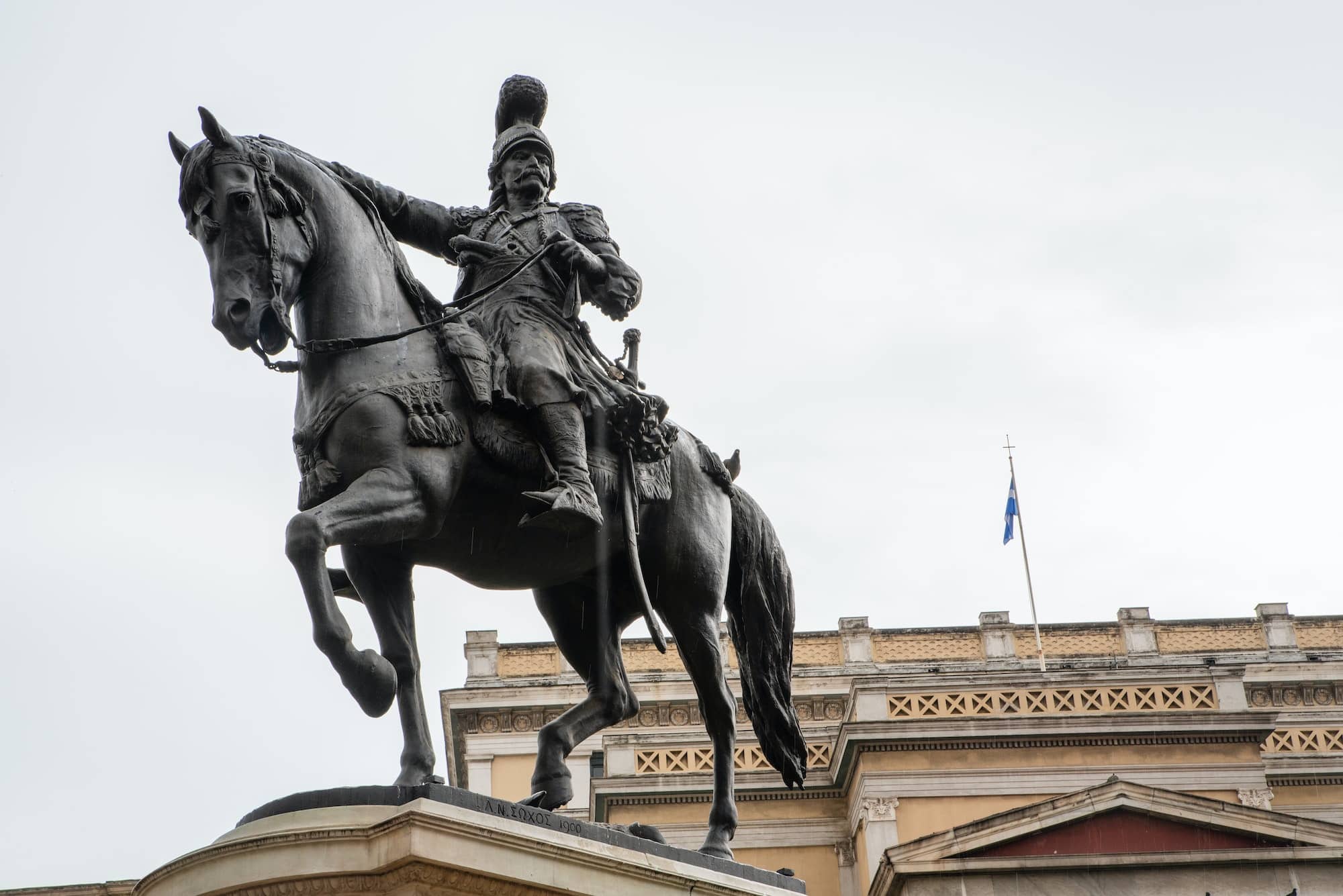 Statue of Theodoros Kolokotronis in Athens, Greece
