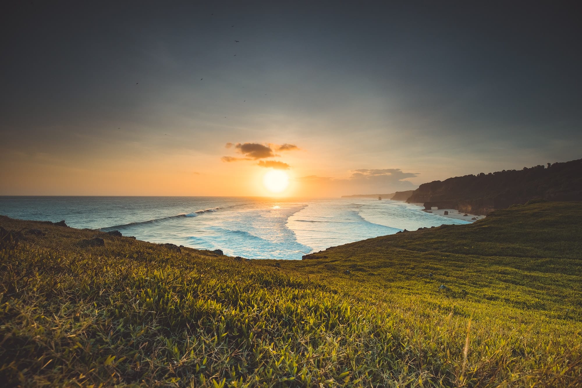 sumba island indonesia beautiful sunrise coastline