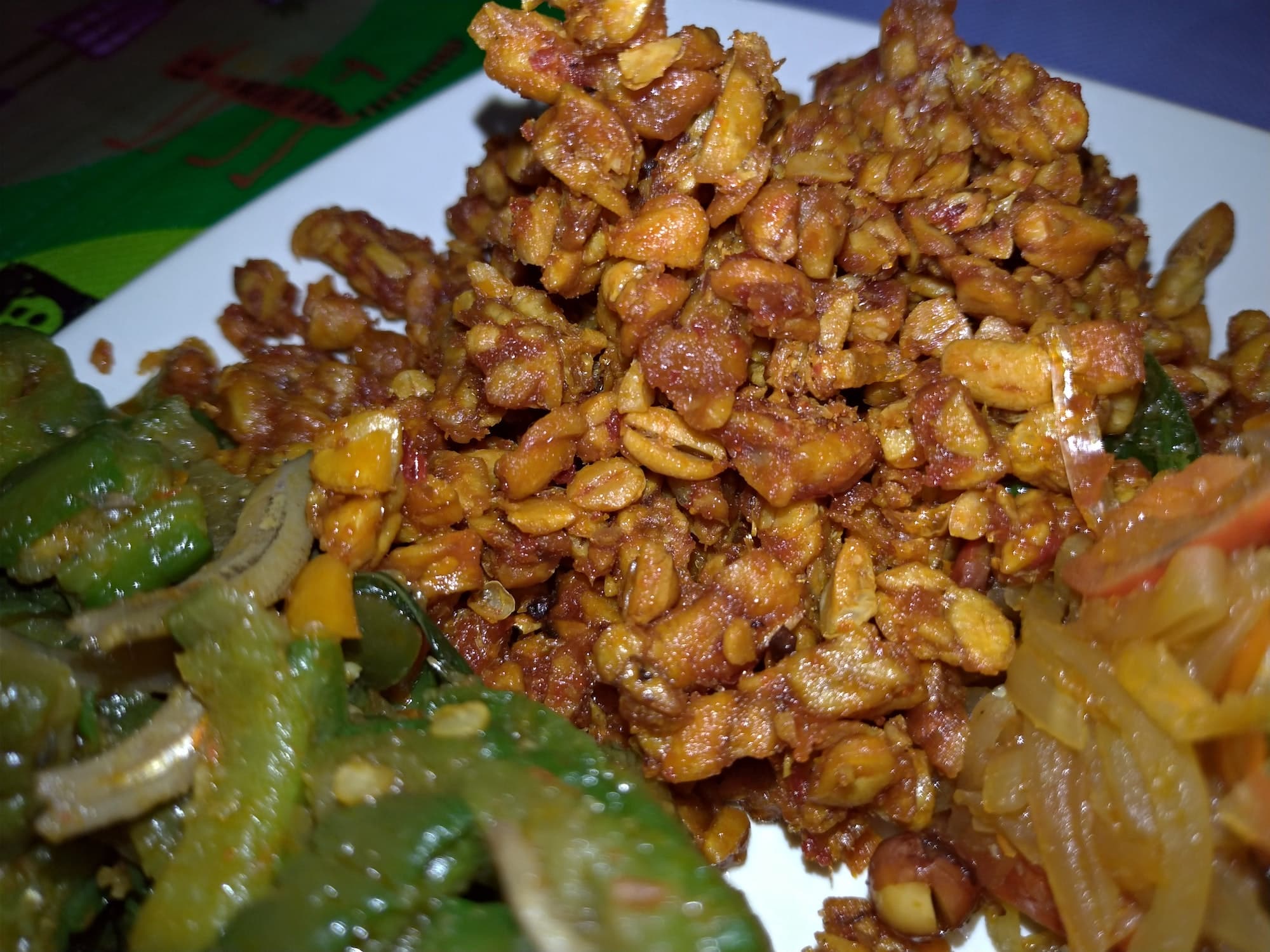 Tempe orek is Indonesian local food