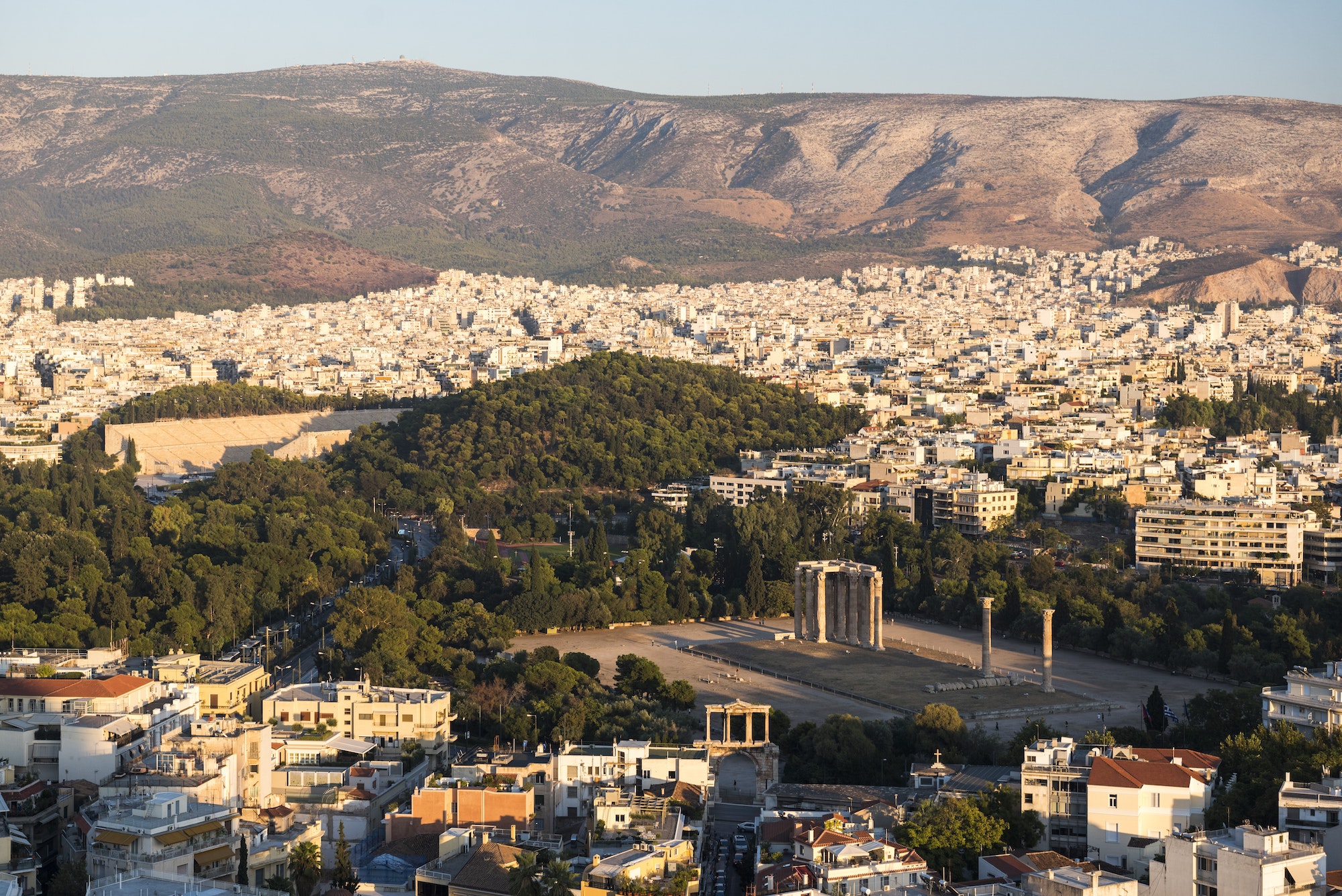 Temple of Olympian Zeus, Athens, Attica Region, Greece, Europe