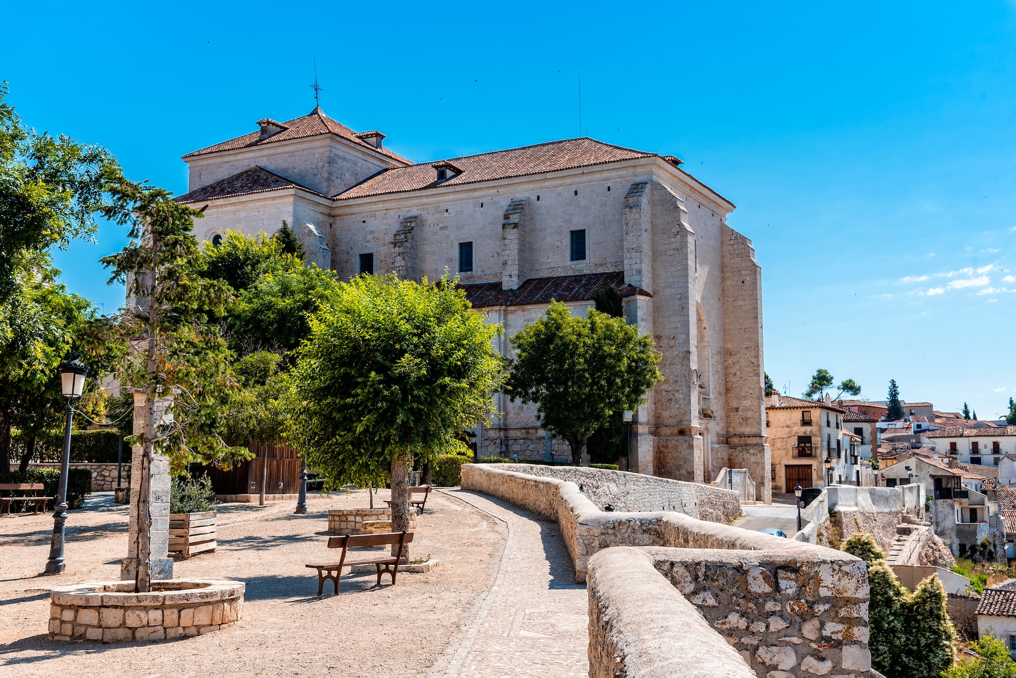 The Church of Our Lady of the Asuncion in Chinchon, Madrid