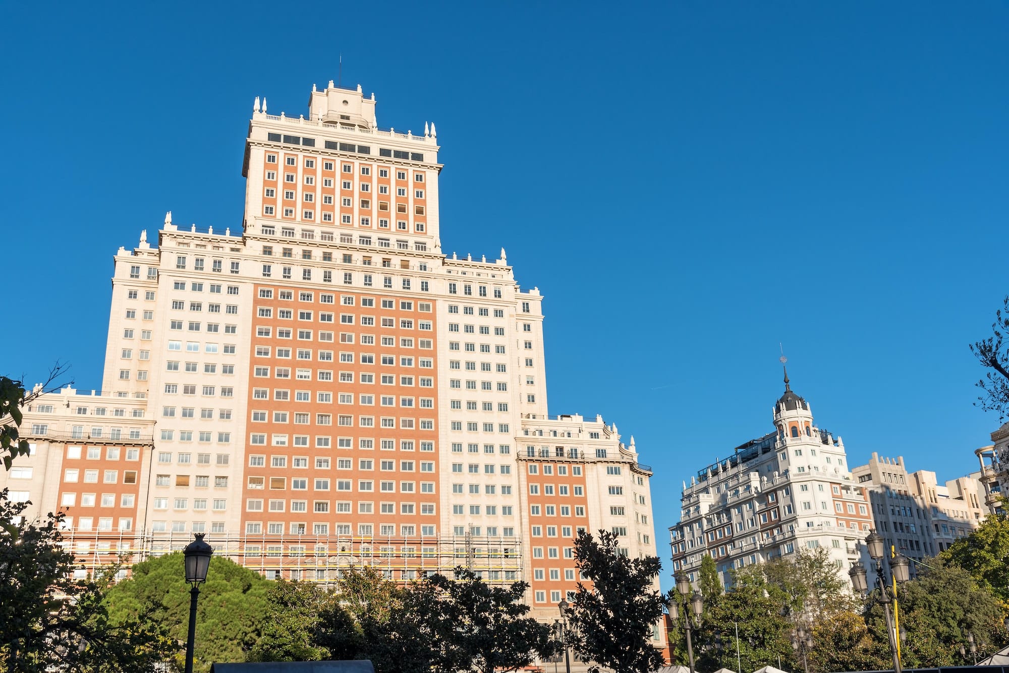 The Edificio Espana in Madrid, Spain