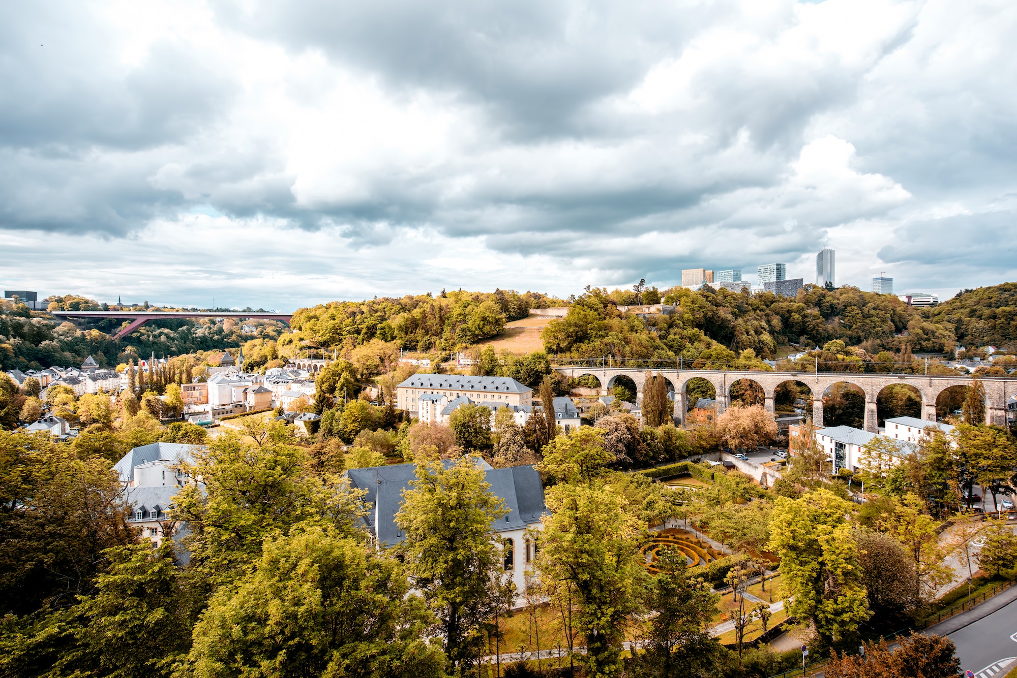 The old town of Luxembourg city