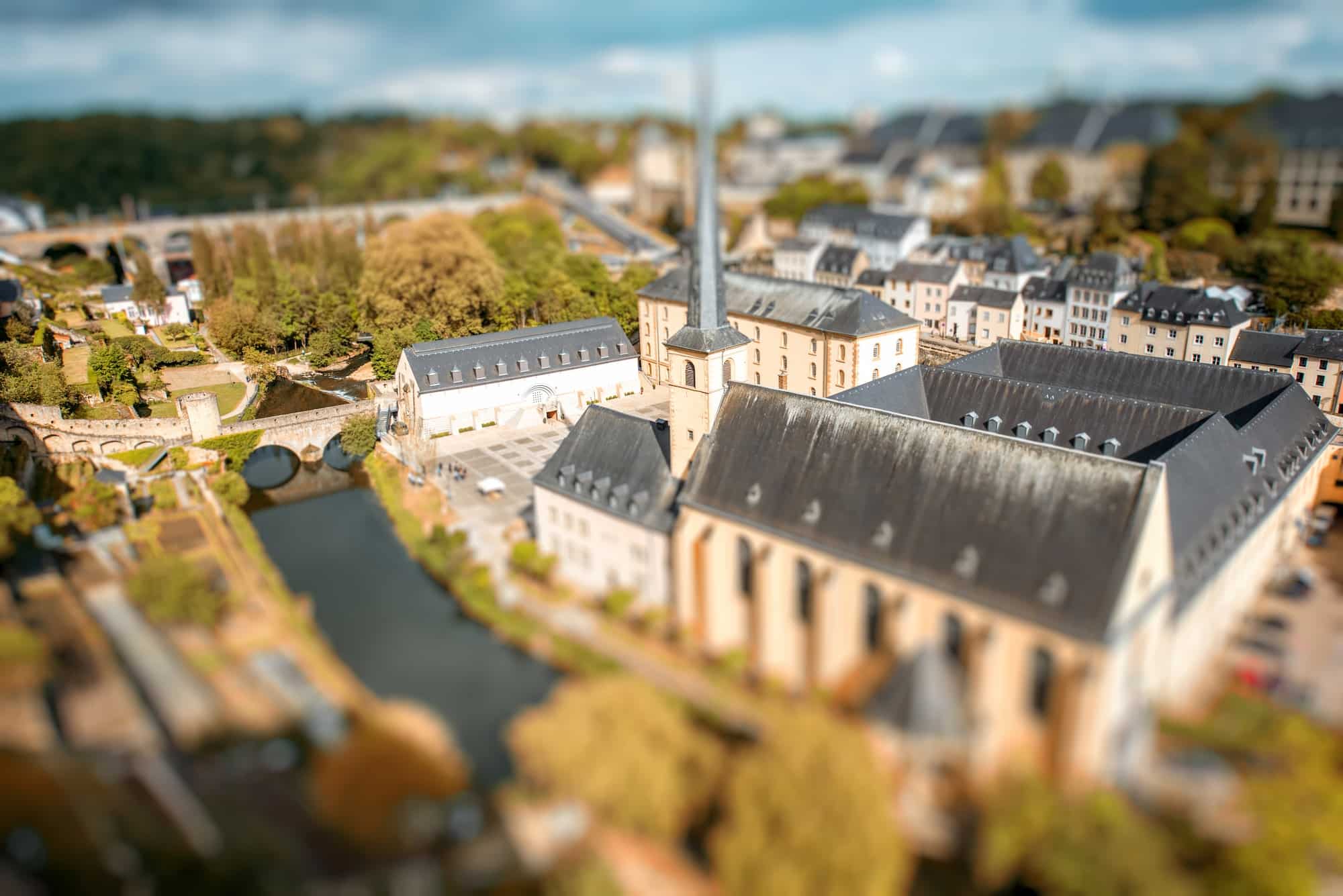 The old town of Luxembourg city