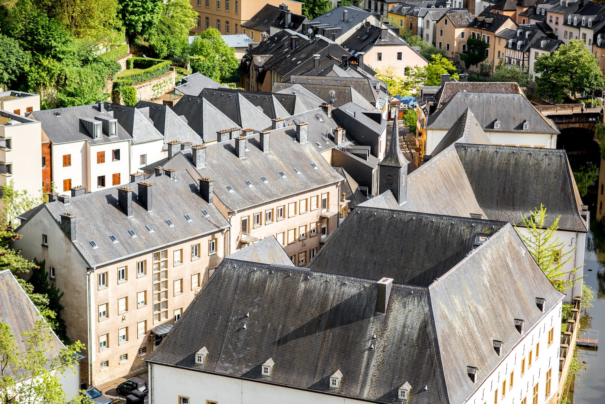 The old town of Luxembourg city