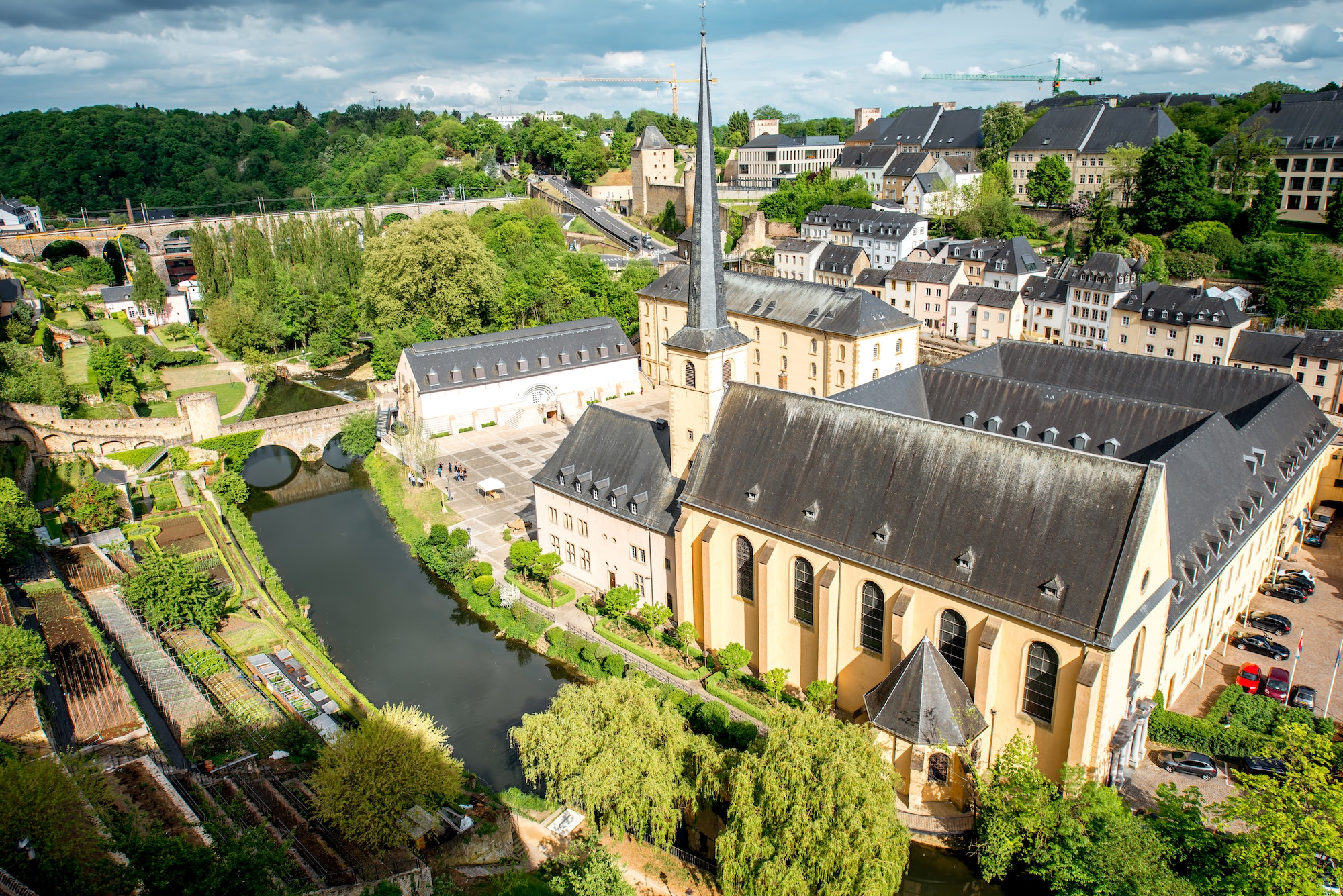 The old town of Luxembourg city