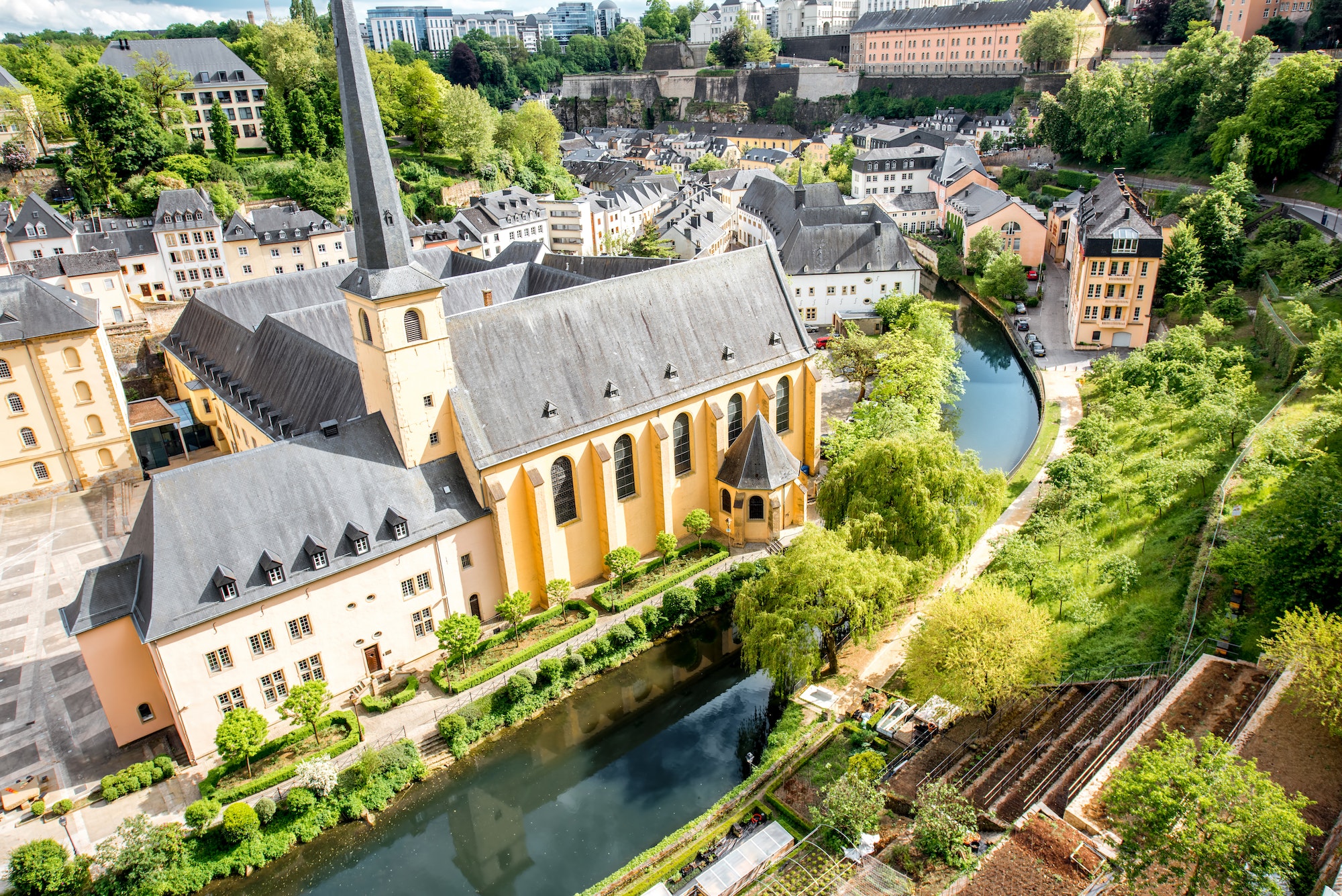 The old town of Luxembourg city