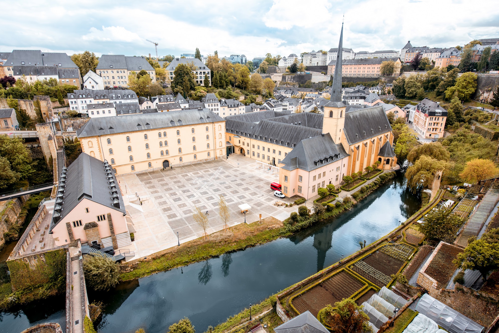 The old town of Luxembourg city