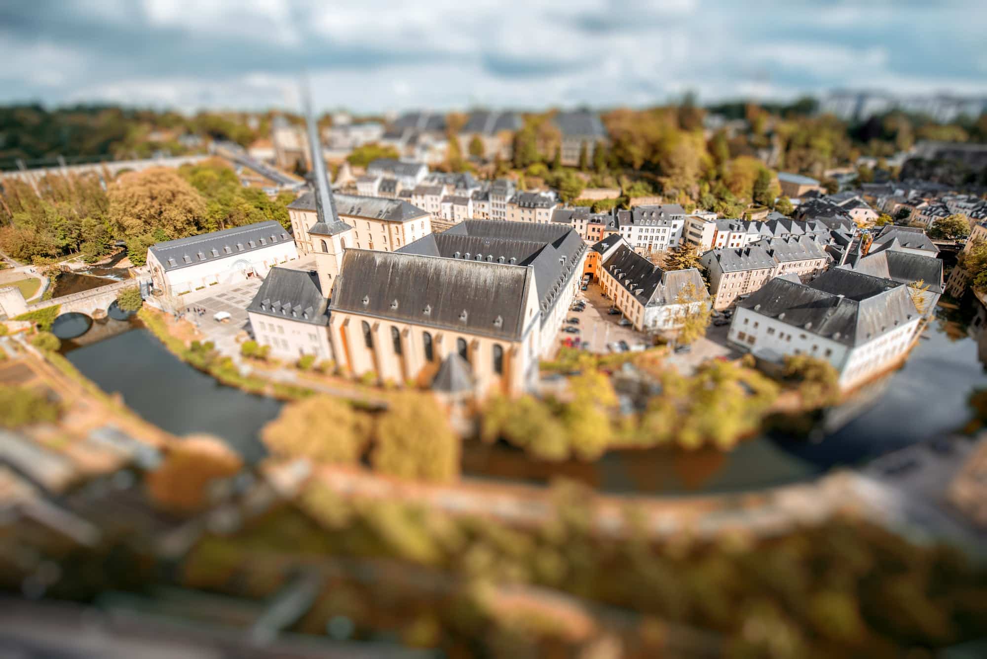 The old town of Luxembourg city