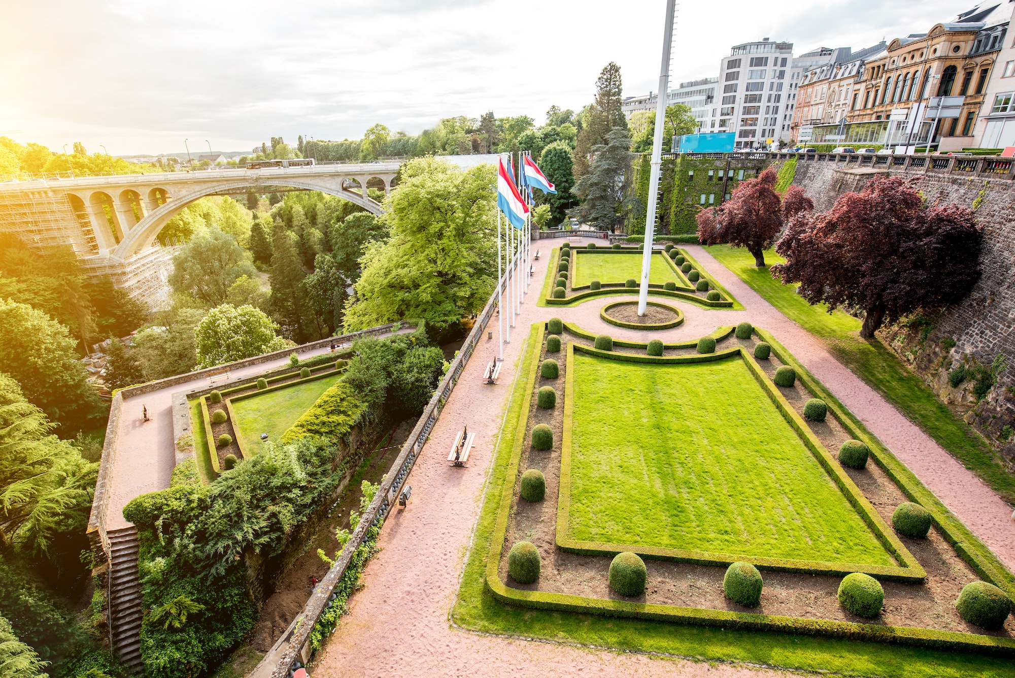 The old town of Luxembourg city