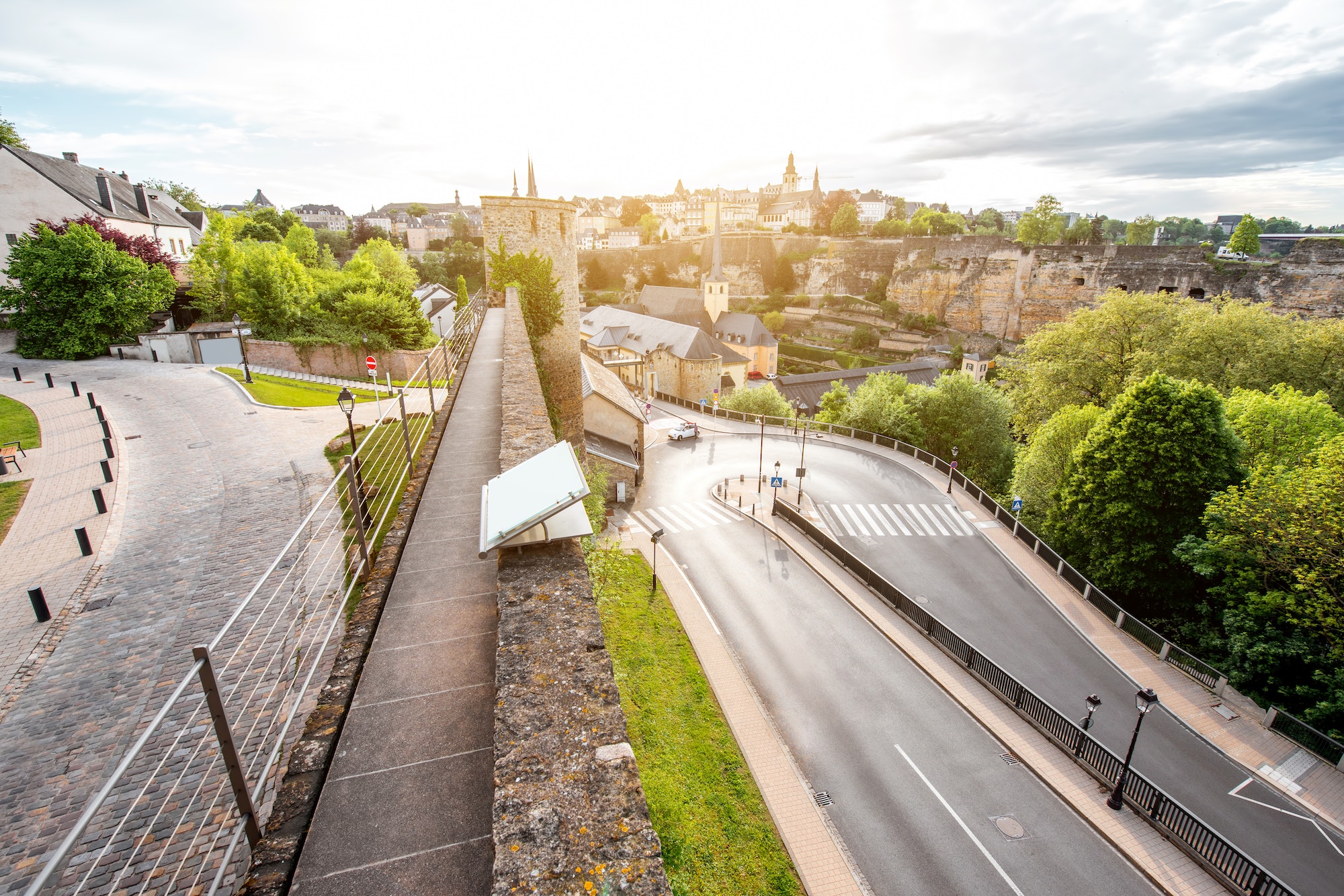 The old town of Luxembourg city