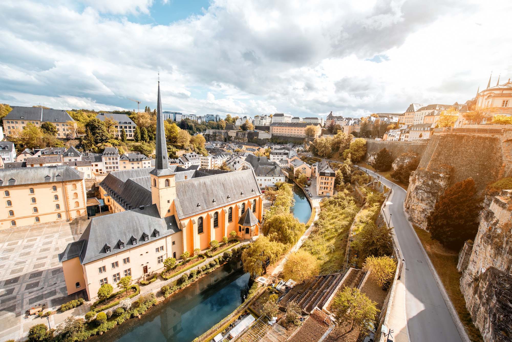 The old town of Luxembourg city