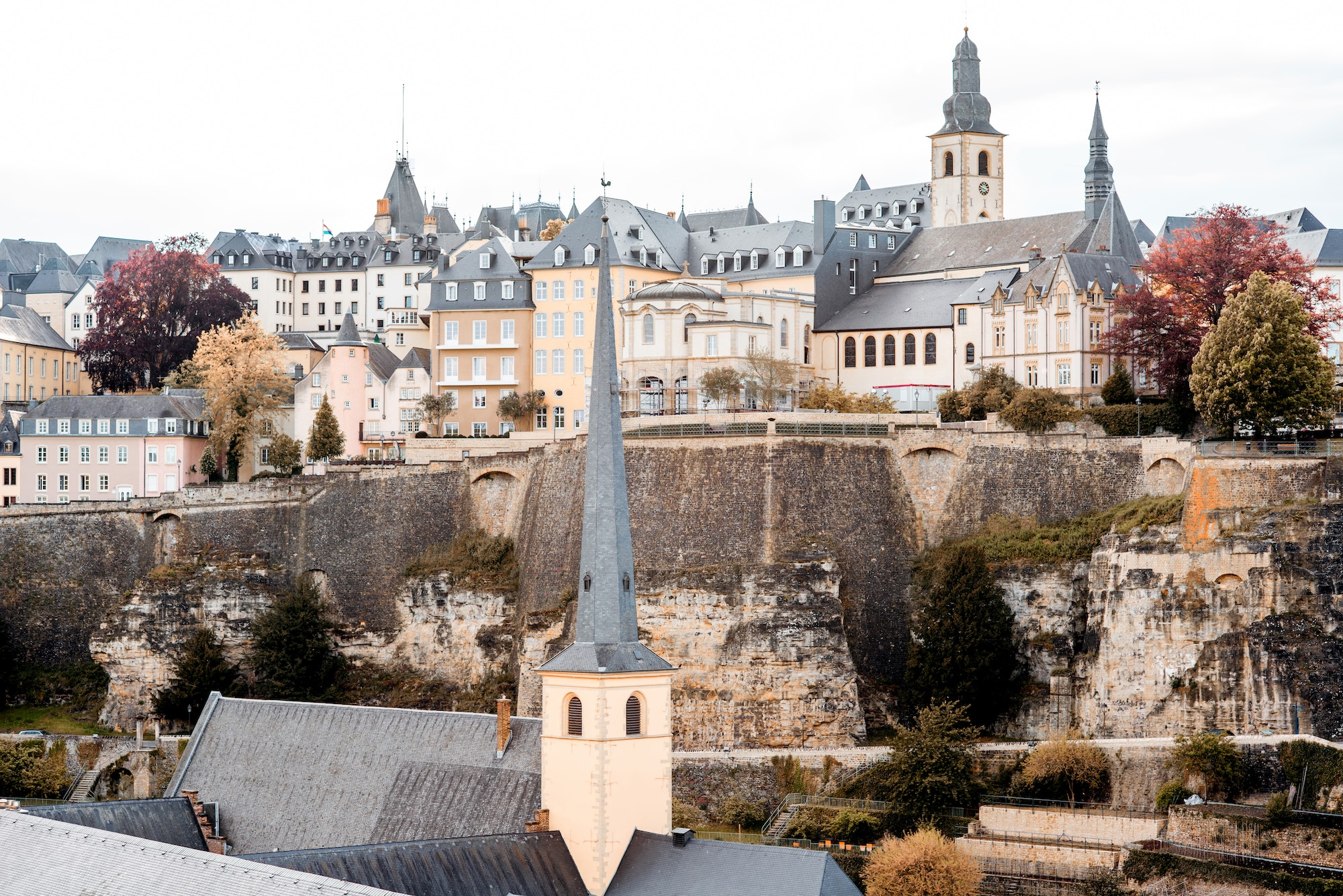 The old town of Luxembourg city