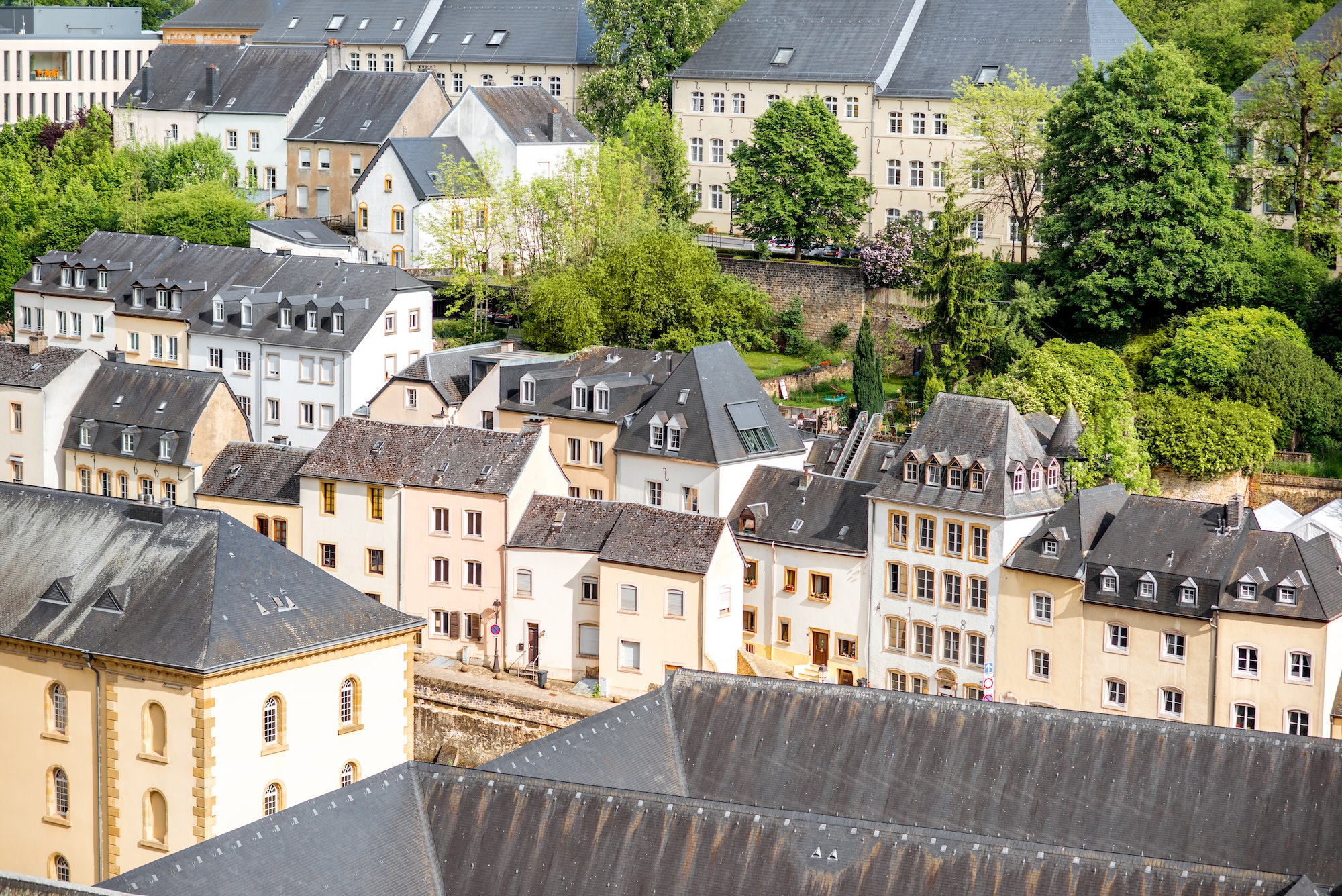 The old town of Luxembourg city