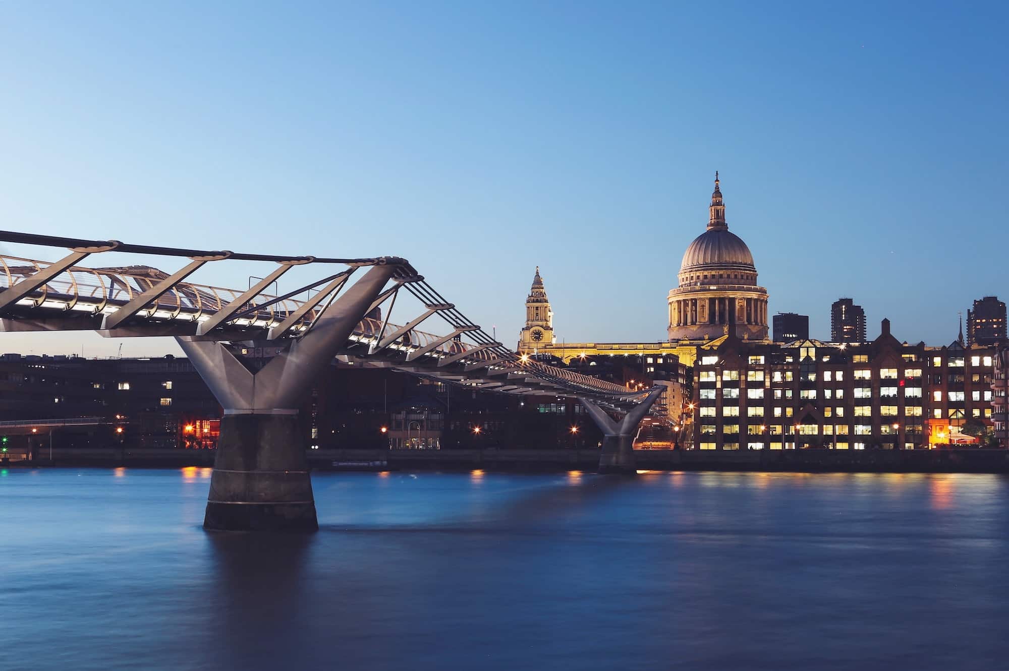 Twilight in London.