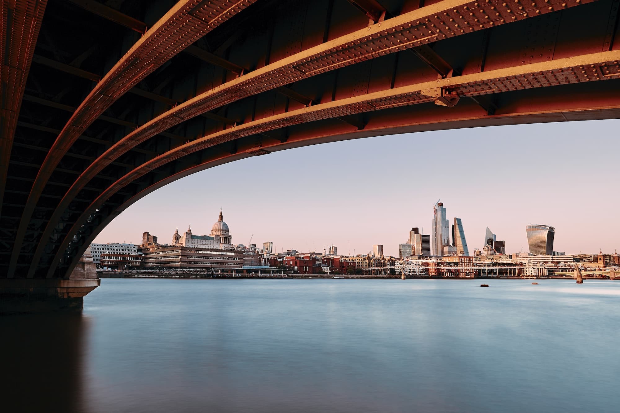 Urban skyline of London