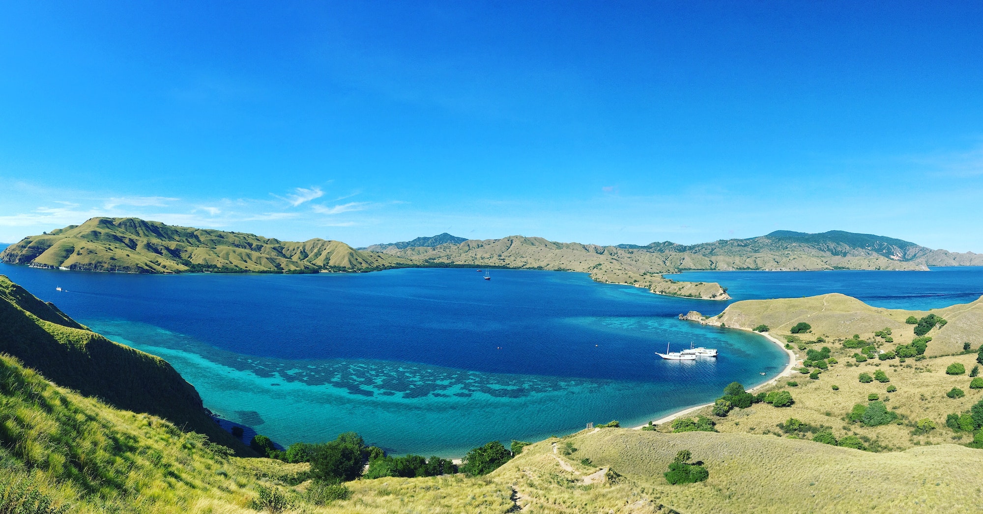View From Labah Island, Komodo Island Indonesia